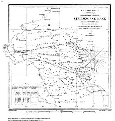 An old map of stellwagen bank